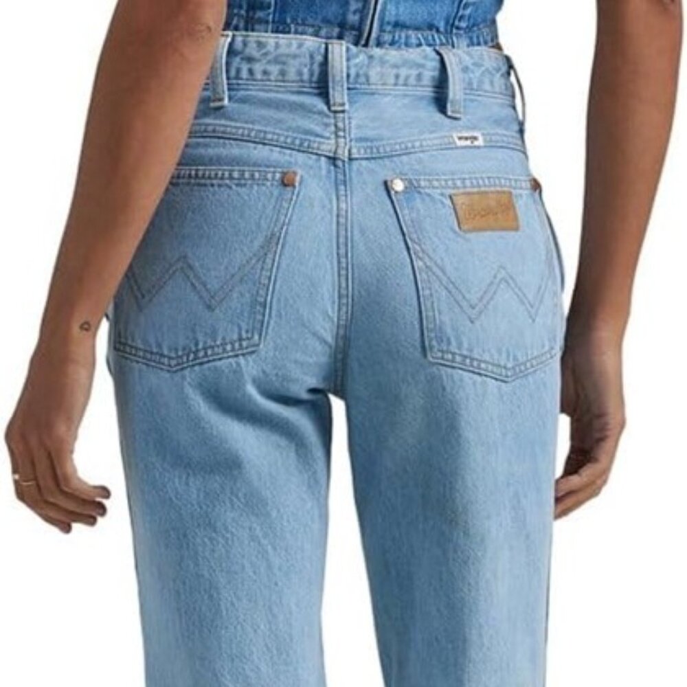 Wrangler Wild West 603 Destructed Straight-leg Jeans (30W x 28L)